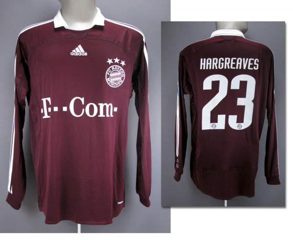 Owen Hargreaves, am 20.02.2007 gegen Real Madrid, München, Bayern - Trikot 2006/07