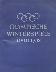 Olympische Winterspiele Oslo 1952. Sammelalbum.