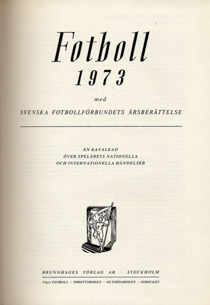 Fotboll 1973.