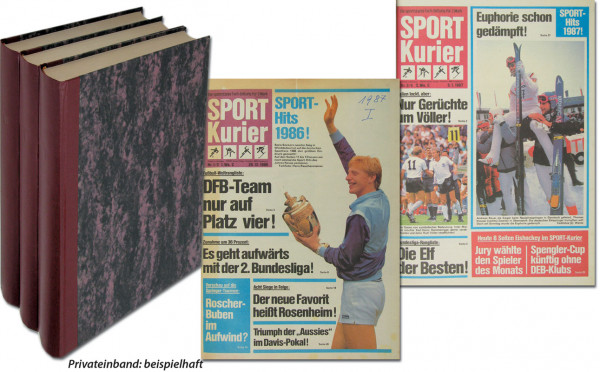 Sport Kurier 1987 C : Jahrgang: Nr.1/2-106/107 komplett