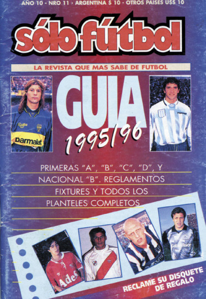 Argentinian football guide 1995/96