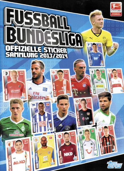 Fußball Bundesliga. Offizielle Stickersammlung 2013/14.