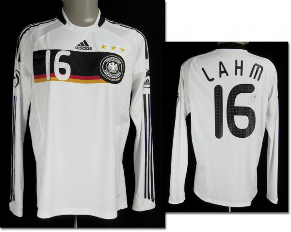 Philipp Lahm, 11.02.2009 gegen Norwegen signiert, DFB - Trikot 2009