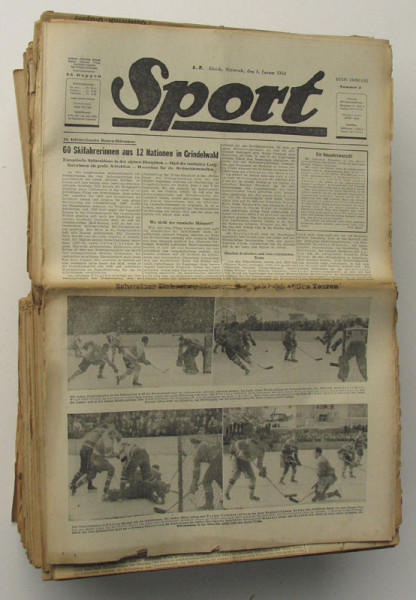 Sport Zürich 1954 : 34.Jg.: Nr.1-168, unkomplett