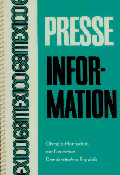 Olympia-Mannschaft der Deutschen Demokratischen Republik. Mexico 68.