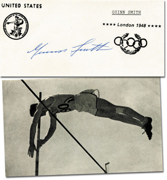 Smith, O. Guinn: Autograph Olympic Games 1948. Athletics USA