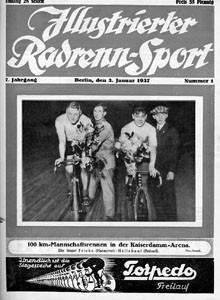 7.Jahrgang Illustrierter Radrennsport 1927, 52 Hefte, komplett, gebunden.