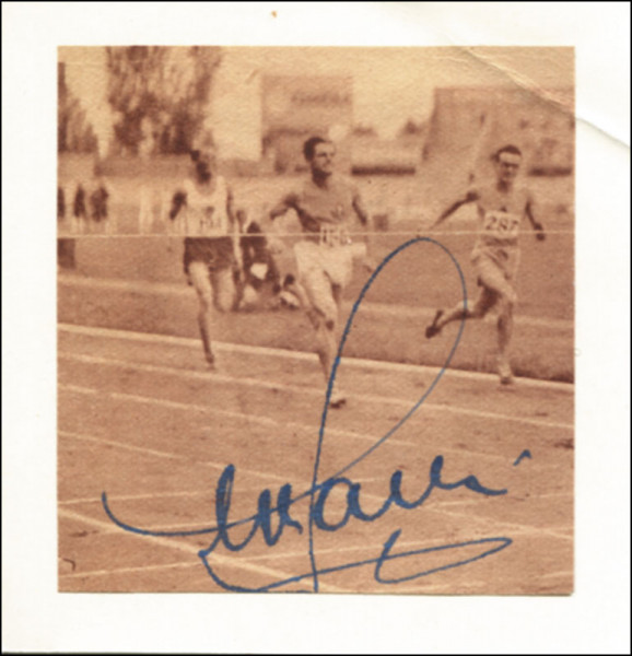 Lanzi, Mario: Autograph Olympic Games 1936 Athletics Italy