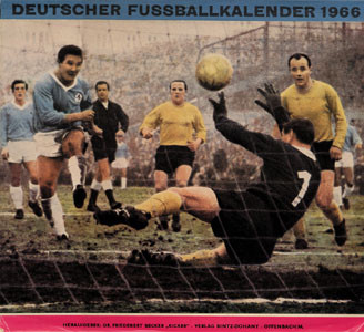 German Football Calendar 1966