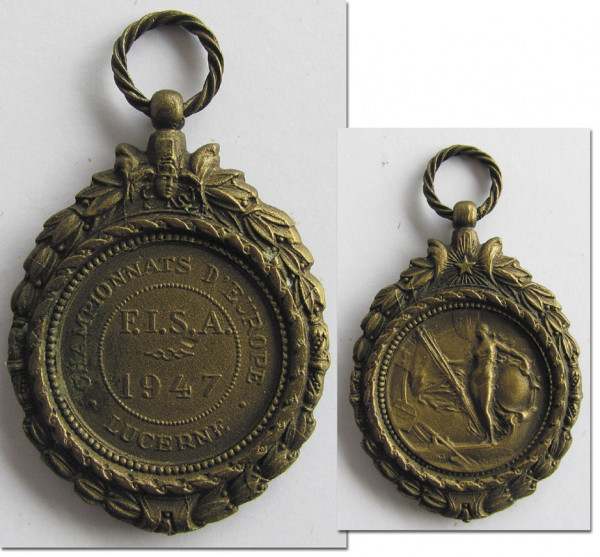 Winner medal European Rowing Championships 1947