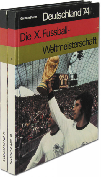 Deutschland '74. Die X.Fußball Weltmeisterschaft. 2 Bände.