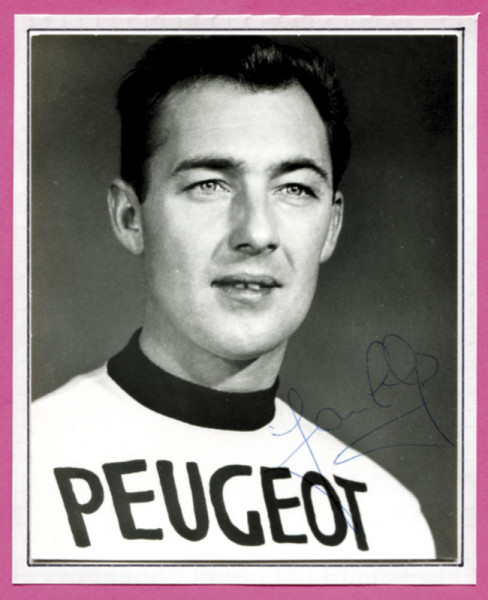 Autograph cycling. Charly Gaul