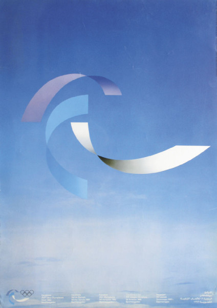 Poster Candidate Olympic Winter Games 1992