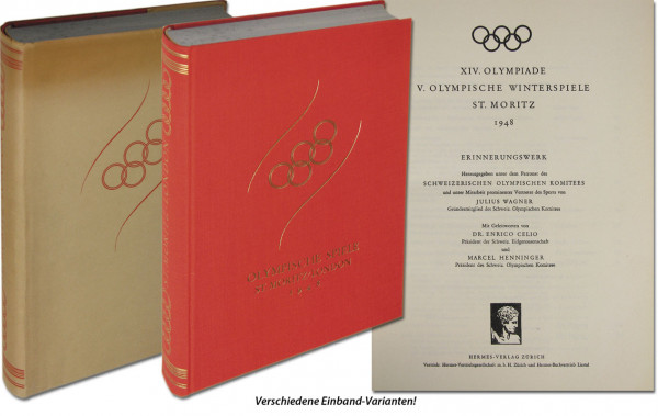 Olympische Spiele St.Moritz/London 1948. Erinnerungswerk.