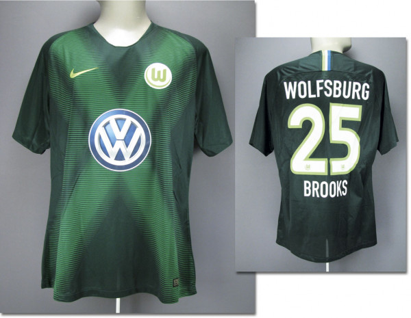 John Anthony Brooks am 3.11.2018 gegen BVB, Wolfsburg VfL - Trikot 2018/2019