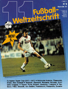 Fußball-Weltzeitschr.Nr.8 : u.a. European Super Cup (1973-