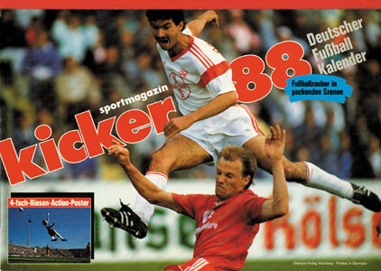Kicker. Deutscher Fußball-Kalender 1988