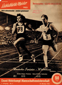 Deutsche Leichtathletik Meister (1953).