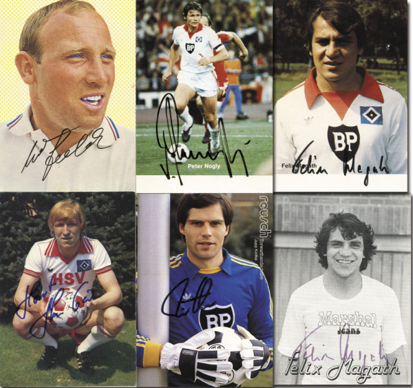 HSV - AK: German Football Autograph Hamburger SV