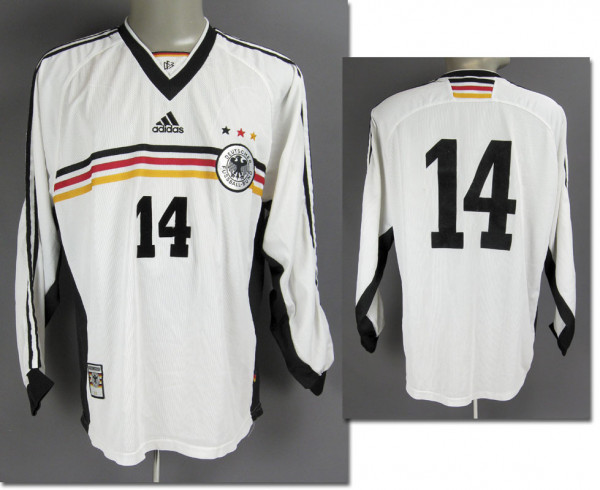 match worn football shirt Germany 1999