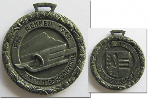 FIS Rennen Garmisch-Partenkirchen 1942, Teilnehmermedaille 1942