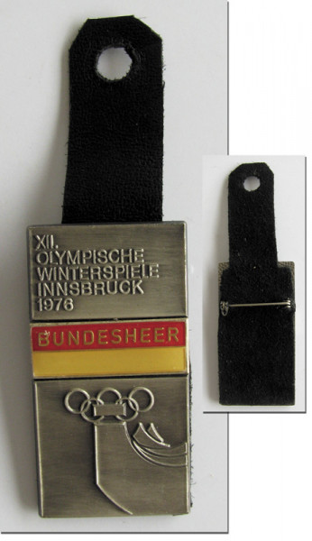 Participation badge: Olympic Winter Games 1976.