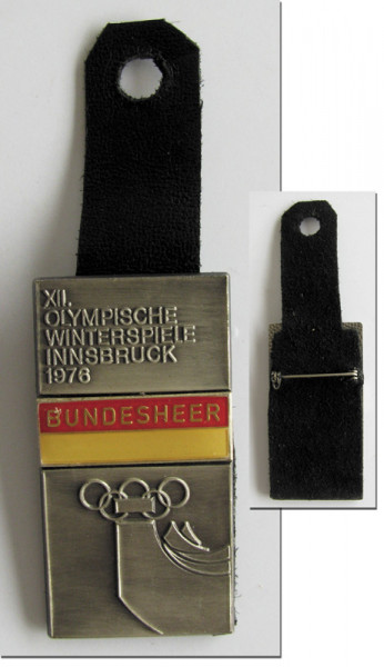 „Bundesheer. XII. Olympische Winterspiele, Teilnehmerabzeichen 1976