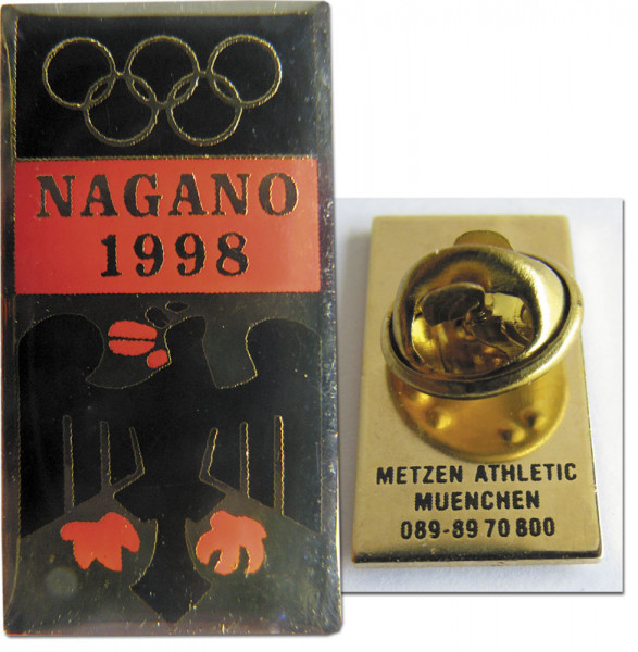 German Olympic Team Pin Nagano 1998