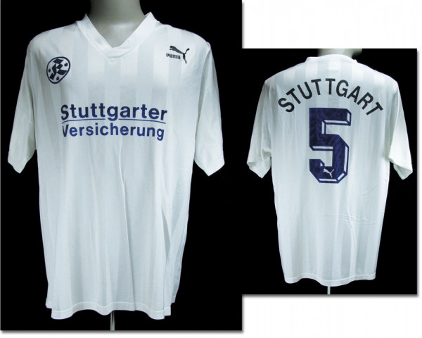 match worn football shirt Stuttgart Kickers 1990