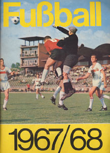 German Football Sticker - Bergmann 1967