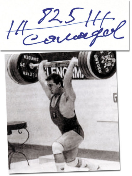 Samadow, Ibragim: Olympic Games 1992 Autograph Weightlifting GUS
