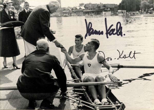 Olympic Games 1948 Autograph rowing Switzerland