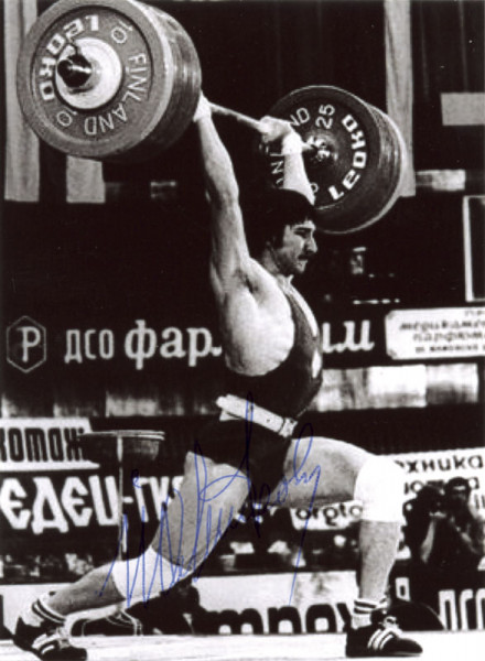 Mitkow, Jordan: Autograph Olympic Games 1976 Weightlifting Bulgar