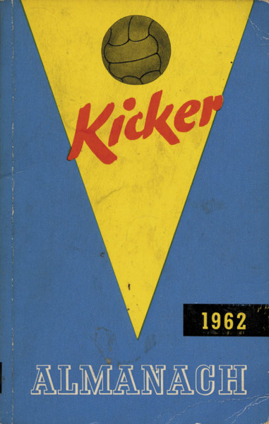 German Football Yearbook 1962 from Kicker.