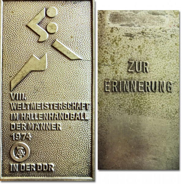 VIII. Weltmeisterschaft Hallenhandball 1974, Teilnehmermedaille 1974