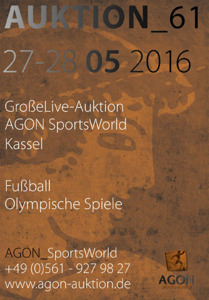 61. AGON Auktion.: Auktions-Katalog: 61st AGON Live Auction Catalogue.