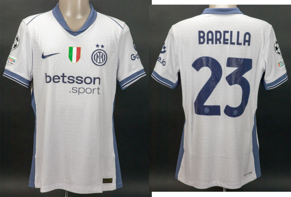 match worn football shirt Inter Milan 2024/2025