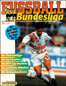 Fußball-Bundesliga. Das Sticker-Album zur Endphase der Saison '94/'95.