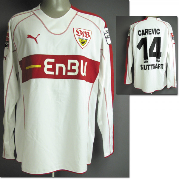 match worn football shirt VfB Stuttgart 2005/06