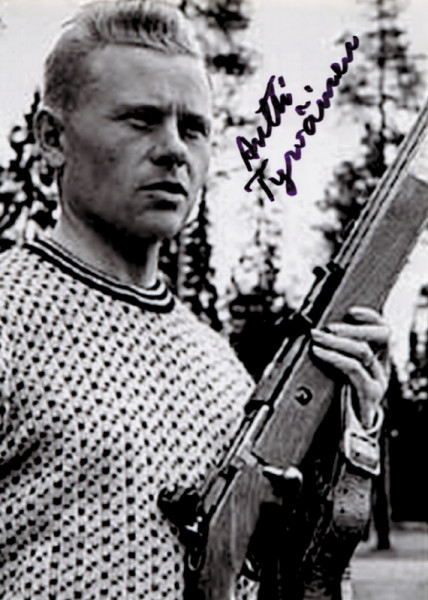 Tyrväinen, Antti: Autograph Olympic Games 1960 biathlon. FINland