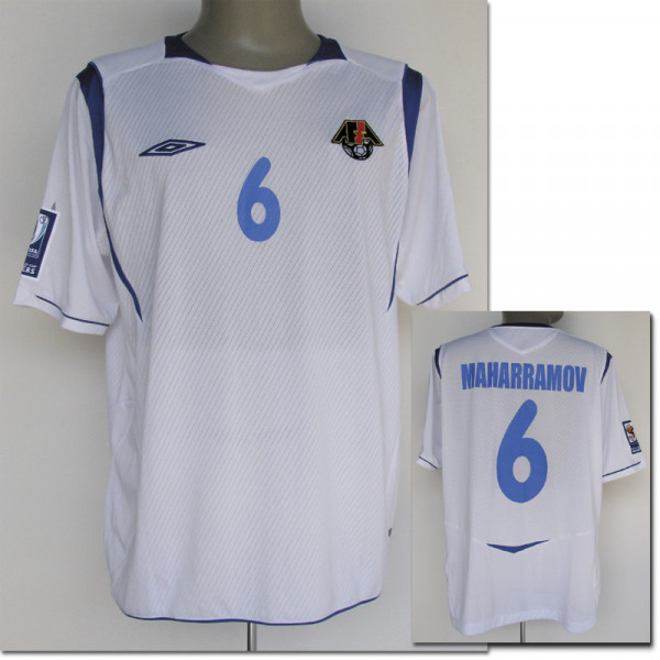 Match Worn Football Shirt Aserbaidschan 2009 No.6