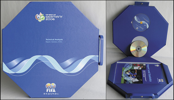 Kassette mit Technical Report and Statistics. 2006 FIFA World Cup Germany 9 June - 9 July 2006 und 2
