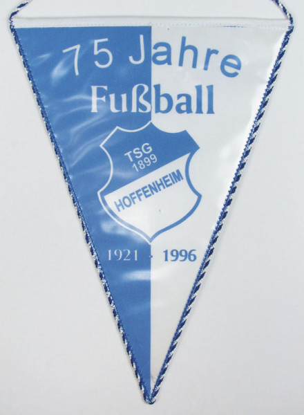 Offizieller Jubiläumswimpel der TSG Hoffenheim 189, Hoffenheim - Wimpel 1996