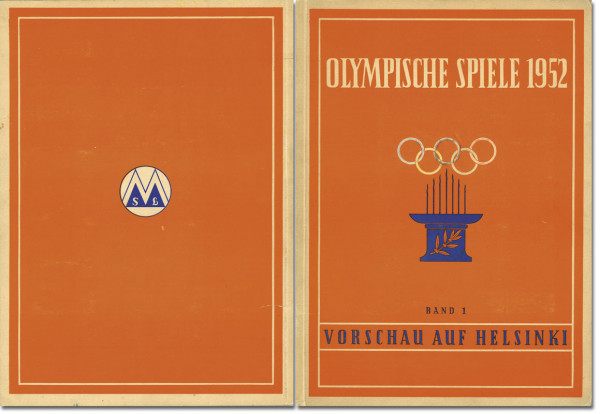 Olympische Spiele 1952. Band 1: Vorschau auf Helsinki.