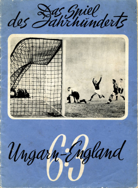 Report Football Match Hungary v England 1953