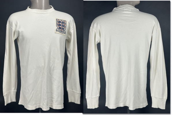 Match Worn footbal shirt England Amateurs 1960s