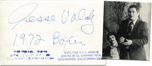 Valdez, Jesus „Jesse“: Olympic Games 1972 Boxing Autograph USA