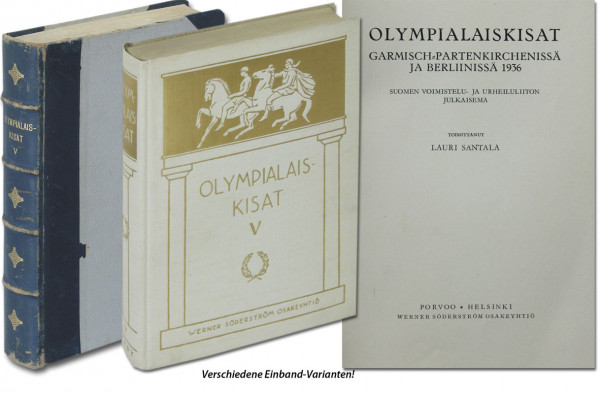 Olympialaiskisat. Garmisch-Partenkirchenissä ja Berliinissä 1936. Suomen Voimistelu- ja urheiluliito