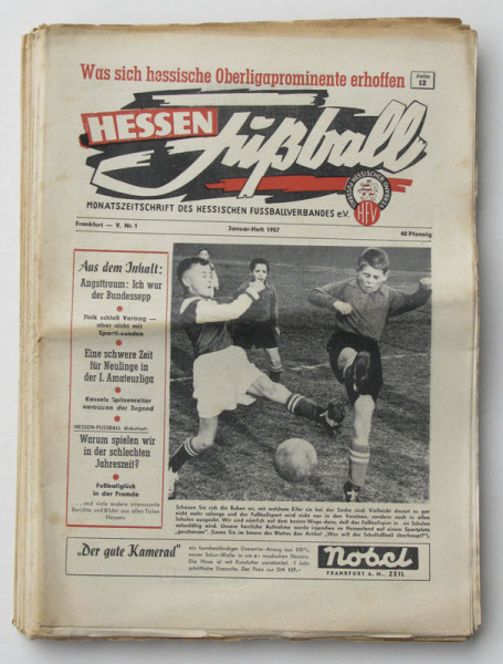 Hessen Fußball 1957 : Nr.1-12 komplett