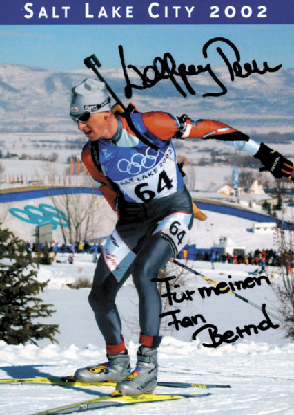 Perner, Wolfgang: Olympic Winter Games 2002 Autograph Biathlon AUT